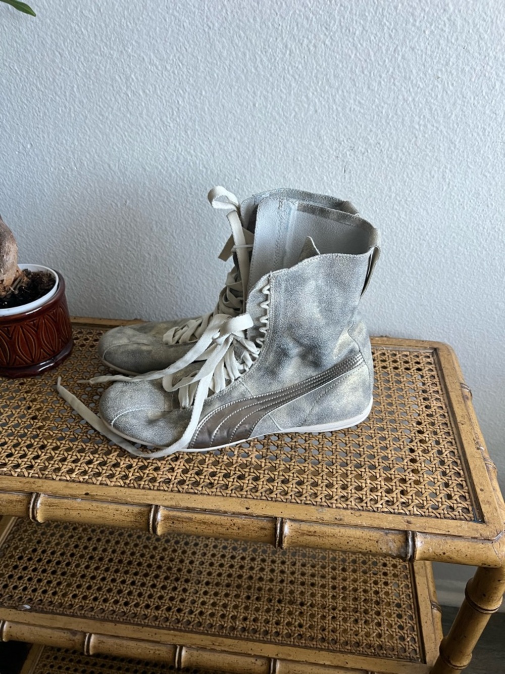 Puma Eskiva high top boxing sneakers - Picture 2 of 6